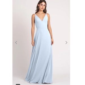 Jenny Yoo Dani Whisper Blue Size 0